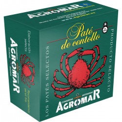 Paté de centollo lata 100 g. AGROMAR.