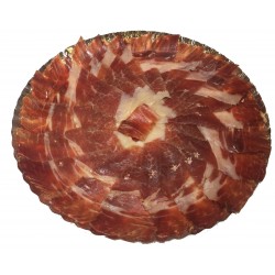 plato-de-jamon-de-cebo-de-campo-50-raza-iberica-iberico-del-brillante-cortado-a-cuchillo 2
