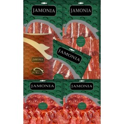 estuche-jamonia-5-sobres-100-g-3-jamon-y-2-lomo-iberico-cebo-de-campo