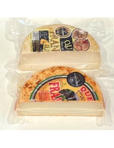 Pack degustación: Queso de cabra natural (400g) y con...