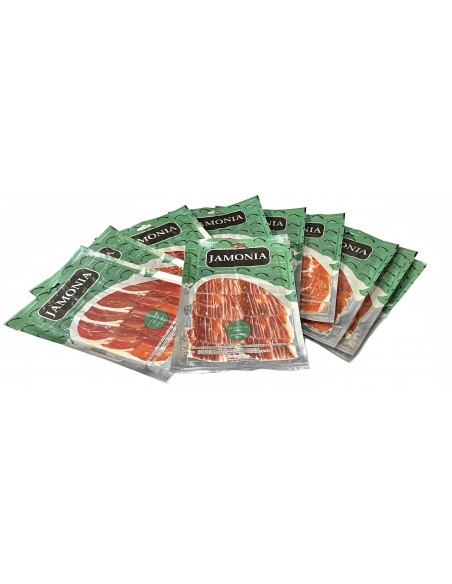 Pack premium-Jamón de Cebo de Campo Ibérico 50% Raza Ibérica. 10 sobres (100 g) loncheado| IBÉRICO DEL BRILLANTE