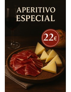 Aperitivo especial: Jamón Ibérico (200 g) y Queso de oveja (200 g) a tapas| JAMONIA 2